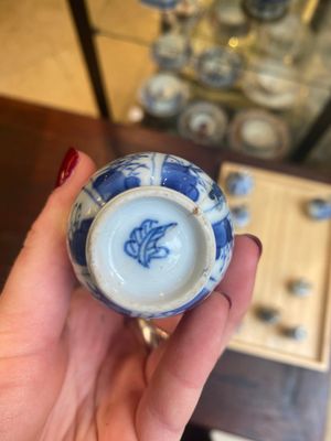 Quatorze vases miniatures en porcelaine de Chine en bleu et blanc à décor floral, Kangxi — photo 6