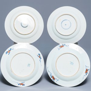Quatre assiettes en porcelaine de Chine famille verte, Kangxi — photo 2
