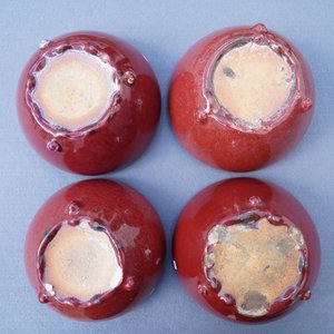 Quatre bols en porcelaine de Chine sang de boeuf, 19/20ème — photo 10