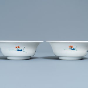 Quatre bols en porcelaine de style Kakiemon, Japon, Edo, 18/19ème — photo 11