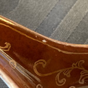 Quatre cuillères en porcelaine de Chine monochrome et doré, 19/20ème — photo 9