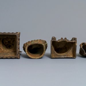 Quatre figures de Bouddha en bronze, Chine, Japon et Corée, 18/19ème — photo 7