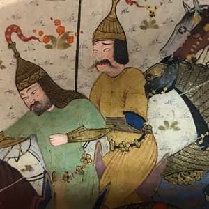 Quatre miniatures perses, Iran, 19ème — photo 10