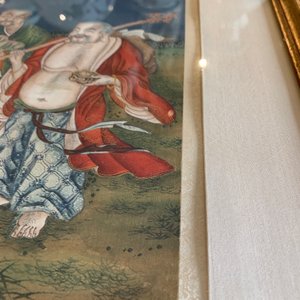 Quatre peintures chinoises d'immortels, encre et couleurs sur papier, 19ème — photo 20