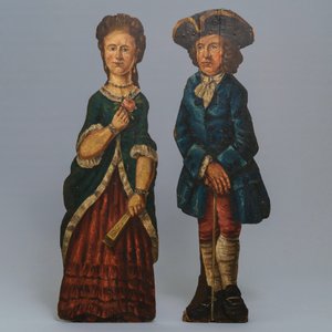 Quatre personnages en bois peint, Pays-Bas, 18ème — photo 2