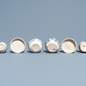 Quatre pièces en grès porcelaineux d'Annam ou Vietnam et un petit pot chinois en bleu et blanc, 15/16ème — photo 13