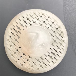 Quatre pièces en jade blanc et vert céladon, Chine, 19/20ème — photo 13