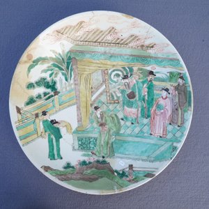 Quatre plats en porcelaine de Chine famille verte, Kangxi — photo 6