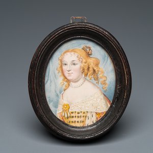 Quatre portraits miniatures, Angleterre et/ou France, 18/19ème — photo 4