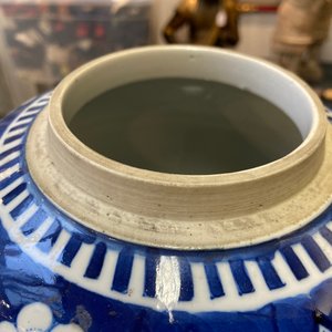 Quatre pots couverts en porcelaine de Chine en bleu et blanc, 19ème — photo 32