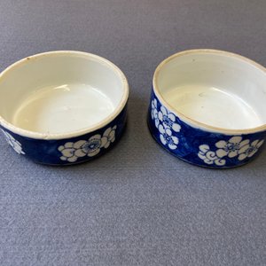 Quatre pots couverts en porcelaine de Chine en bleu et blanc, 19ème — photo 37