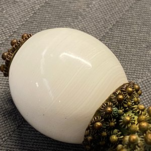 Quatre prises de chapeau de mandarins en bronze doré, Chine, Qing — photo 10