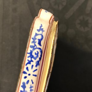 Quatre soucoupes de forme carré en émaux de Canton, Qianlong — photo 15