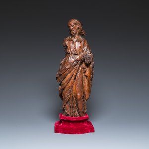 Quatre sujets religieux en bois sculpté, 16/17ème — photo 2