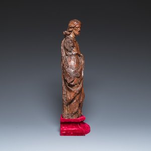 Quatre sujets religieux en bois sculpté, 16/17ème — photo 3