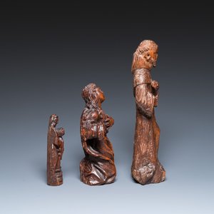 Quatre sujets religieux en bois sculpté, 16/17ème — photo 7