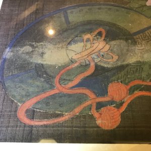 Quatre tableaux encadrés aux antiquités et fleurs, Chine, 19ème — photo 19