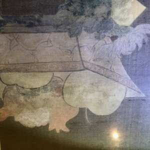 Quatre tableaux encadrés aux antiquités et fleurs, Chine, 19ème — photo 33