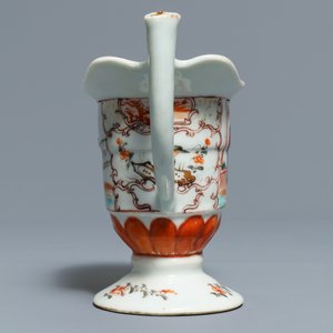 Quatre théières et verseuses en porcelaine de Chine famille rose et bleu et blanc, Kangxi/Qianlong — photo 9