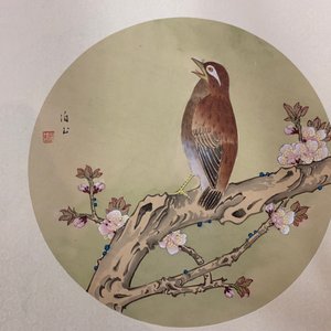 Quinze dessins d'éventails et illustrations à l'encre de Chine et polychromie, 20ème — photo 12