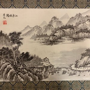Quinze dessins d'éventails et illustrations à l'encre de Chine et polychromie, 20ème — photo 17