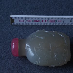 Quinze tabatières en jade, agate, malachite et autres pierres, 18/20ème — photo 12