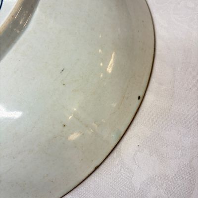 A Chinese blue and white 'Ba Xian Zhu Shou 八仙祝壽' dish — 照片 23