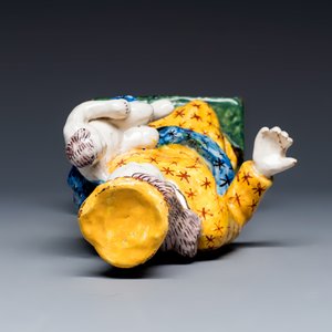 A polychrome Brussels faience model of the Madonna with Child — photo 6