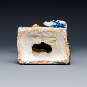 A polychrome Brussels faience model of the Madonna with Child — photo 7