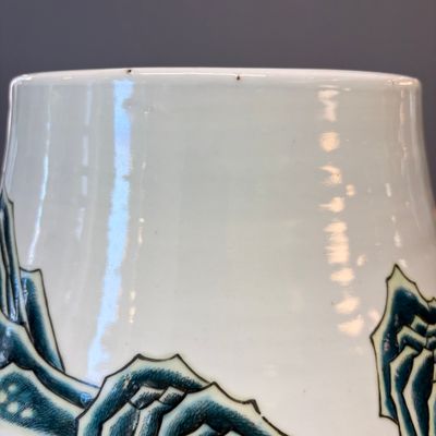 A large Chinese famille rose '100 deer' 'hu' vase — photo 18