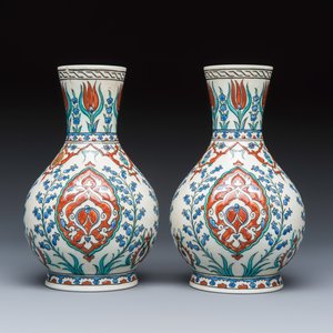 A pair of fine Samson Iznik-style vases — photo 2