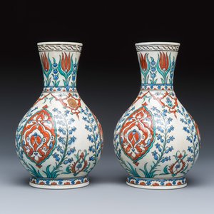 A pair of fine Samson Iznik-style vases — photo 5