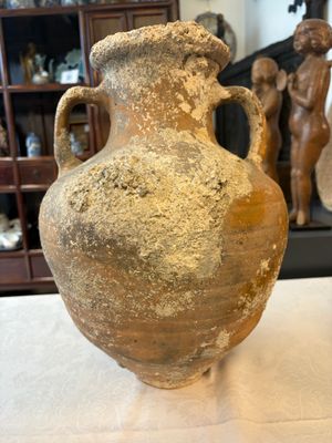 A pair of Roman pottery two-handled cooking vessels — photo 1