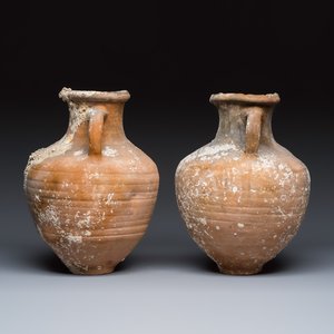 A pair of Roman pottery two-handled cooking vessels — photo 3