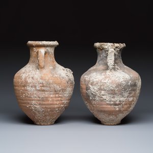 A pair of Roman pottery two-handled cooking vessels — photo 5