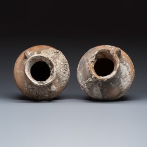 A pair of Roman pottery two-handled cooking vessels — photo 6