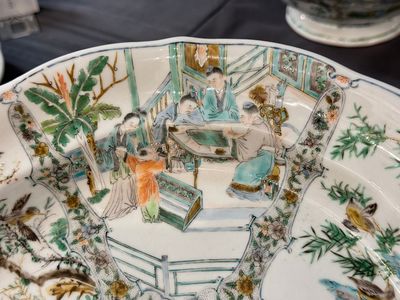 Rare service en porcelaine de KPM à décor famille verte de Canton, Chine et Allemagne, 19ème — photo 101