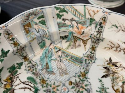 Rare service en porcelaine de KPM à décor famille verte de Canton, Chine et Allemagne, 19ème — photo 102