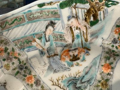 Rare service en porcelaine de KPM à décor famille verte de Canton, Chine et Allemagne, 19ème — photo 16
