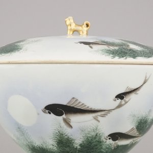 Récipient à nourriture chaude en porcelaine de Chine, style Deng Bishan, 19e-20e — photo 10