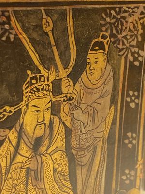 Retable ou 'chanab' en laque et dorée pour le marché du Détroit ou de Peranakan, Chine, 19/20ème — photo 14