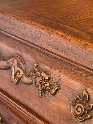 Rre cabinet de curiosités de type 'duo bao ge' en bois huanghuali à décor de chilongs, Chine, 18/19ème — photo 21