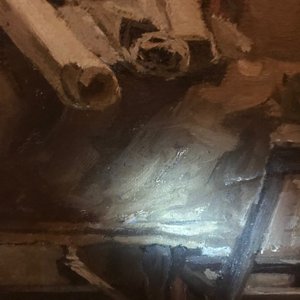 Sadji (Sha Qi, Sha Yinnian) (1914-2005), A still life in the painter's studio, oil on canvas, dated 1939 — photo 29