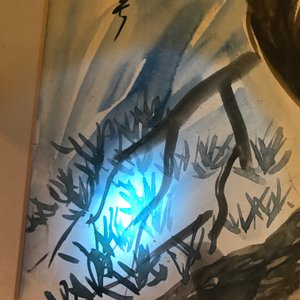 Sadji (Sha Qi, Sha Yinnian) (1914-2005), An eagle, watercolor and ink on paper, signed upper left — photo 27