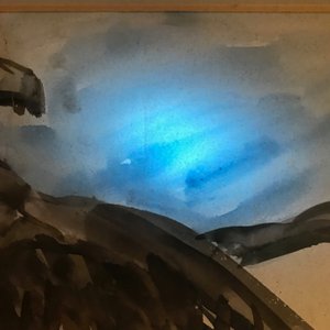 Sadji (Sha Qi, Sha Yinnian) (1914-2005), Een adelaar, aquarel en inkt op papier, gesigneerd b.l. — foto 18