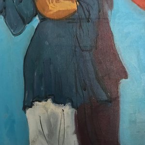 Sadji (Sha Qi, Sha Yinnian) (1914-2005): Quatre musiciennes chinoises, huile sur toile — photo 37