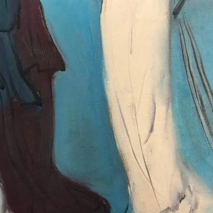 Sadji (Sha Qi, Sha Yinnian) (1914-2005): Quatre musiciennes chinoises, huile sur toile — photo 39