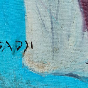 Sadji (Sha Qi, Sha Yinnian) (1914-2005): Quatre musiciennes chinoises, huile sur toile — photo 5