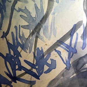 Sadji (Sha Qi, Sha Yinnian) (1914-2005), Un aigle, aquarelle et encre sur papier, signé en haut à gauche — photo 10