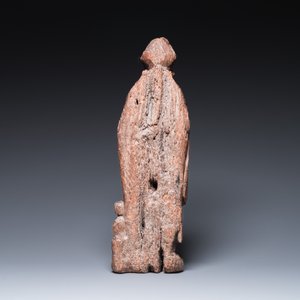 Saint Nicolas aux trois garçons dans le saloir en chêne sculpté, Flandre, 16ème — photo 4